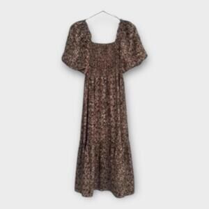 NWT Moon River Maxi Smocked Dress‎ Size Small